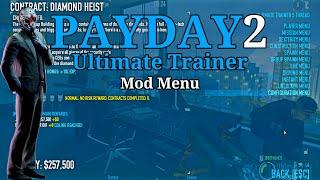 Payday2 | Ultimate Trainer | MOD MENU UPDATED CHEAT 2022 | (EASY) INSTALLATION WORKING 100%