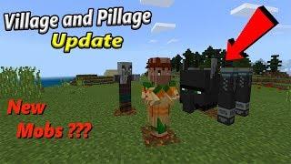 VILLAGE AND PILLAGE UPDATE in Minecraft PE