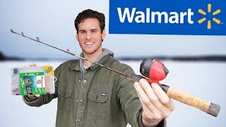$50 Walmart Ice Fishing Challenge!