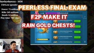 ROK - Peerless Final Exam October! F2P Make It Rain Gold Chests!