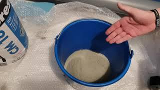 How to stir tile glue. We prepare the tile glue correctly. Mixing Ceresit Glue for tiles