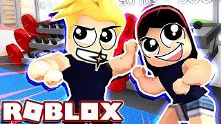 Buffed Besties - Roblox Roleplay Fitness Center with Gamer Chad - DOLLASTIC PLAYS!