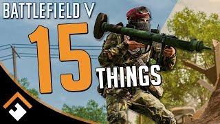 15 Things You Probably Didn't Know You Could Do in Battlefield V