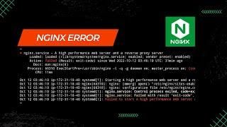 Problem solve! - nginx.service: Failed with result 'exit-code' - Web-dev EP04.1