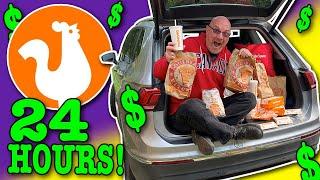 Living at Popeyes for 24 Hours | Stealth Camping