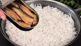 Rice with sardines taste better than meat! Prepare this divine recipe!