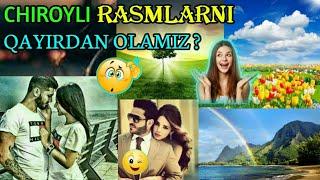 FON UCHUN RASM TOPISH // CHIROYLI RAMSLAR // AVATARKA TAXLASH // SHAPKA YASASH // RASMLAR