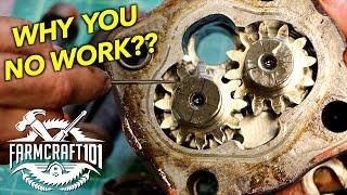 Excavator Gear Pump Diagnosis And Repair, Yanmar VIO50.