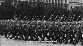 Partly restored footage of the German Imperial Army entering Riga, September 1917.