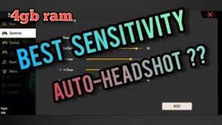 4gb ram Sensitivity - Drag Headshot - Veg Gaming (Veg Gaming)(Garena Free Fire)