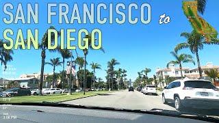 San Francisco to San Diego Road Trip Timelapse in 4K