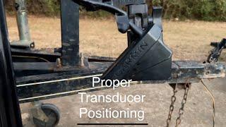 Garmin Livescope: Basic Transducer Positioning For The Port and Starboard Sides (Forward Position)