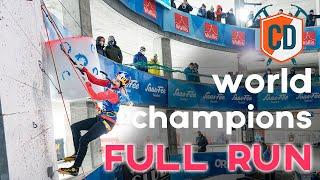 World Championships UN-CUT: Ice Climbing Winners Full Run | Climbing Daily Ep.1958