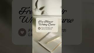 Free Memoir Writing Course Until May 12th #frombrokentobrave #soulhealing