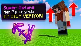 Minecraft AMA her zıpladığımda OP EŞYA VERİYOR *sunucu çöktü*