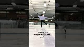 girl in the back was a paid actress‍️ #animation #transition #iceskating