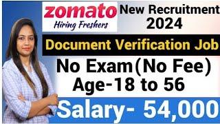 Zomato Work From Home Jobs|Hiring Freshers 25|Zomato Recruitment 2025|Latest jobs 2025|Jobs Dec 2024