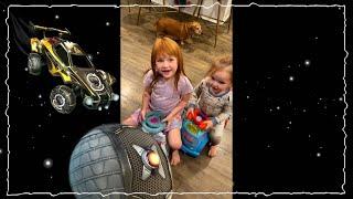 iNDOOR ROCKET LEAGUE!! Adley and Niko play DIY Car Soccer inside the house! #shorts