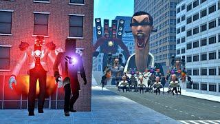 XBOX MAN MECHA BOSS & TV MAN MECHA BOSS set up an ambush for SKIBIDI TOILET BOSSES In Garry's Mod