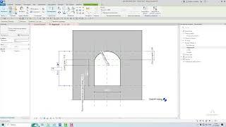 Autodesk Revit: Неполная арка