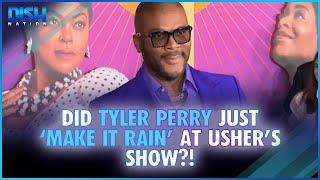 Did Tyler Perry Just ‘Make it Rain’ at Usher’s Show?! Fans Are Shook!