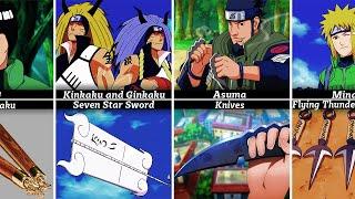 All Weapons and their users in Anime Naruto / part 1