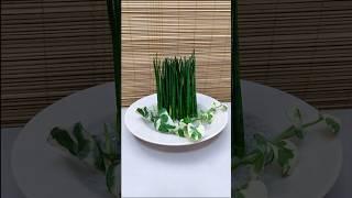 Snake Plant Bacularis and Njoy Pothos in Water Table Decor🪴 #njoypothos #plantinwater #snakeplant