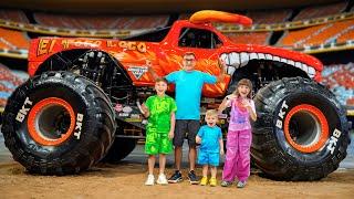 Roma and Diana visited MONSTER JAM Show 2024