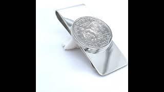Tiffany & Co Estate One Dollar Coin Money Clip Silver TIF442