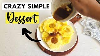 Add this Golden Liquid to Pineapples for the best Summer Dessert | Air Fryer Pineapple recipe