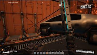 Messing around in #satisfactory with #cybertruck !!!!