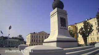 Kharkiv Square Constitution Ukraine 2020, video - 4K