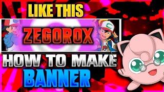 HOW TO MAKE POKEMON BANNER || MAKE POKEMON BANNER LIKE THIS ||