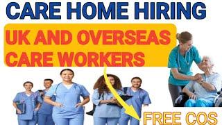 Urgent: New Care company Hiring from overseas and UK with visa Sponsorship