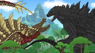 Godzilla vs Anguirus Kaiju Battle Animation