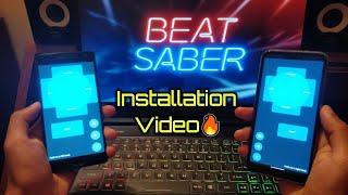 Beat Saber without a VR Headset using Riftcat and 2 android phones | Installation