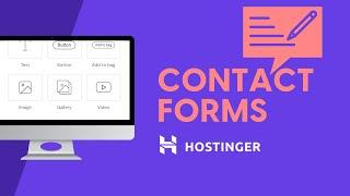 Create Contact Forms in Hostinger Website Builder