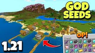 TOP 3 GOD SEEDS For Minecraft 1.21 Bedrock And Pocket Edition | Seed Minecraft 1.21