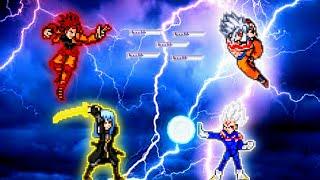 Demon Lord Dio & Rimuru Lord Demon VS Vegeta Omni God & Goku Omni God in Jump Force Mugen 