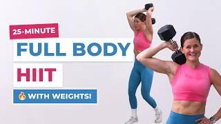 25-Minute Full Body HIIT With Weights