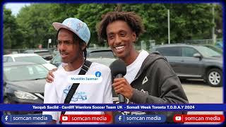 Yacqub Saciid from Cardiff Warriors attends Somali Week Toronto 2024