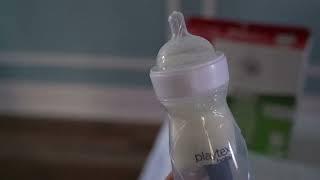 How to Use and Push the Air out of the Playtex Nurser Bottle with Disposable DropIn Liners