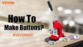 How To D.I.Y an Attractive & Fashionable Badge with VEVOR Button Maker?