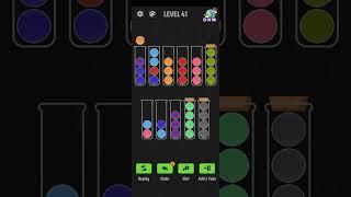 Ball Sort Puzzle Level 41 solution,  Ball Sort Puzzle - Color Games, EasyFun Puzzle Game Studio