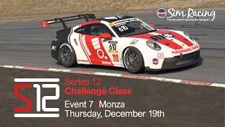 PCA Sim Racing Series 12 | Event 7 | Challenge Class at Monza