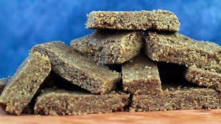 Only 2 ingredients! HEALTHY halva! Simple recipe WITHOUT SUGAR! Subtitles