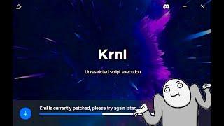 Как исправить ошибку при запуске krnl "krnl is currently patched please try again later"