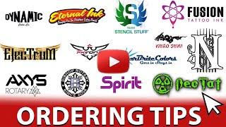 Tattoo Supply Ordering Tips