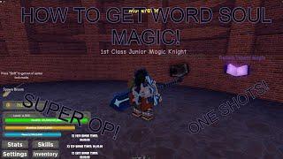 How To Get Word Soul Magic! | Black Clover Kingdom Grimshot Roblox