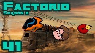 Let's Play Factorio Co-Op [0.15x] - PC Gameplay Part 41 - Please Don't Drive Over Me